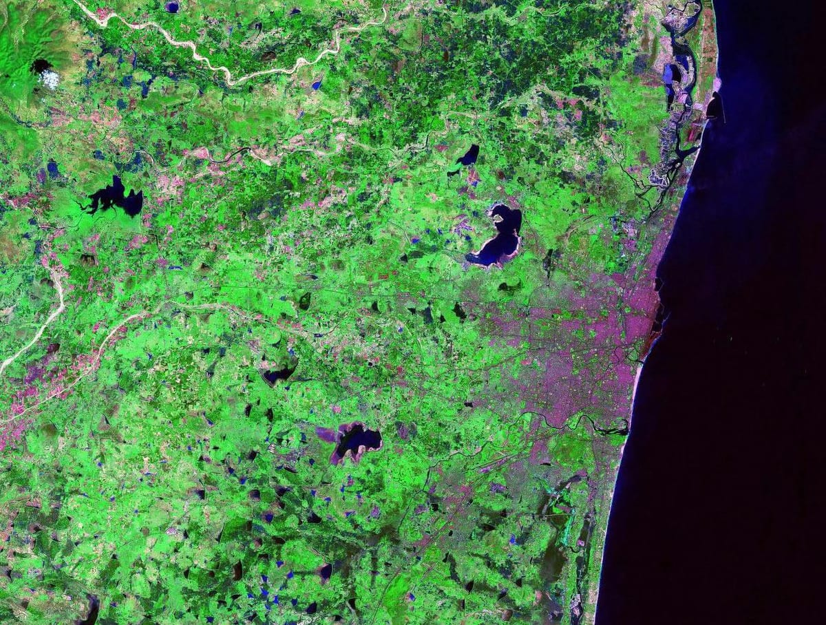 satelitarna mapa Chennai
